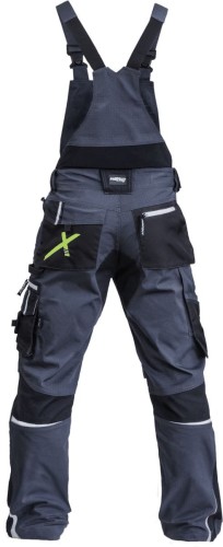 Spodnie robocze ogrodniczki Stalco Perfect Professional Flex Line szary (2).jpg