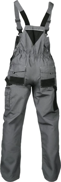 Spodnie robocze ogrodniczki Stalco Basic Line szary (2).jpg