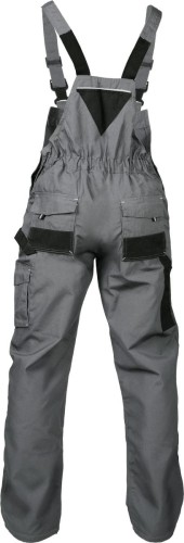 Spodnie robocze ogrodniczki Stalco Basic Line szary (2).jpg