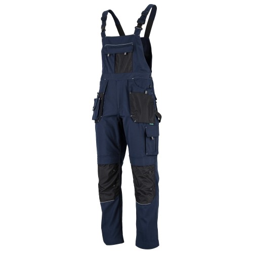 Spodnie robocze ogrodniczki Stalco Basic Line granatowy (1).jpg