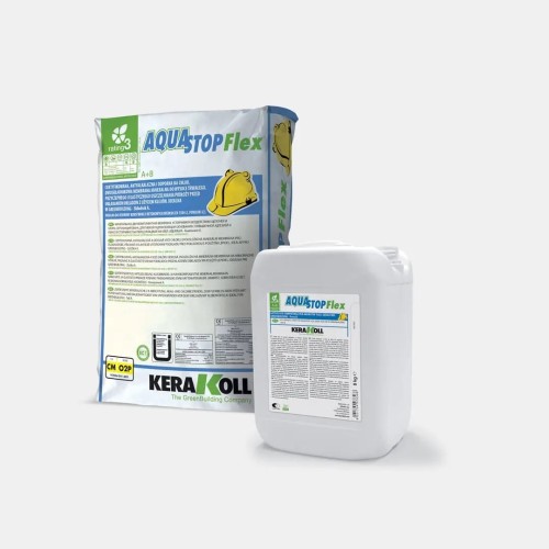 Dwuskładnikowa hydroizolacja elastyczna Kerakoll Aquastop Flex.jpg