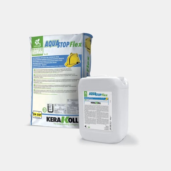 Dwuskładnikowa hydroizolacja elastyczna Kerakoll Aquastop Flex.jpg