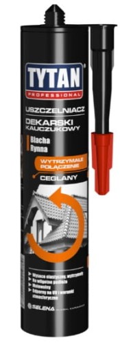 Kauczukowy uszczelniacz dekarski Tytan opak. 280 ml ceglany.jpg