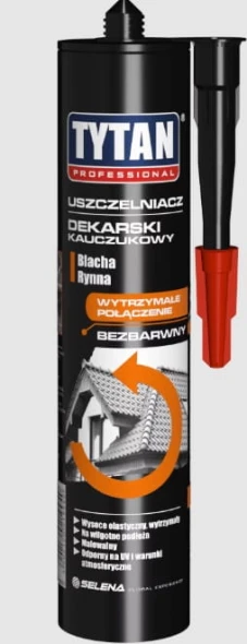 Kauczukowy uszczelniacz dekarski Tytan opak. 280 ml bezbarwny.jpg
