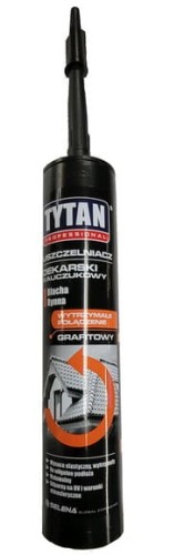 Kauczukowy uszczelniacz dekarski Tytan opak. 280 ml grafitowy.jpg