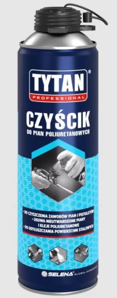 Czyścik do pian poliuretanowych Tytan opak. 500 ml.jpg